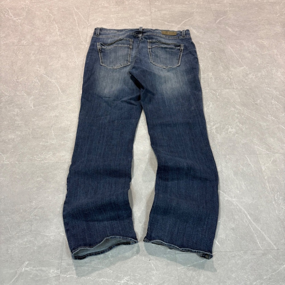 BKE Denim Mens Straight Leg Jeans Medium Wash‎ Blue Stretch 34x30
